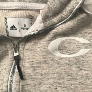 Women's Adidas Reigning Champ Gray Hoodie - XL